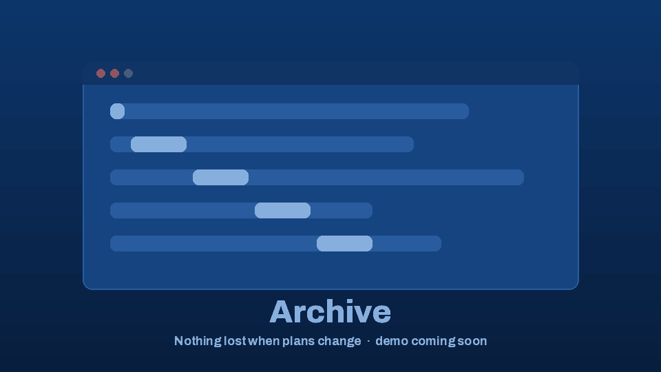 Demo of nothing gets lost (placeholder)
